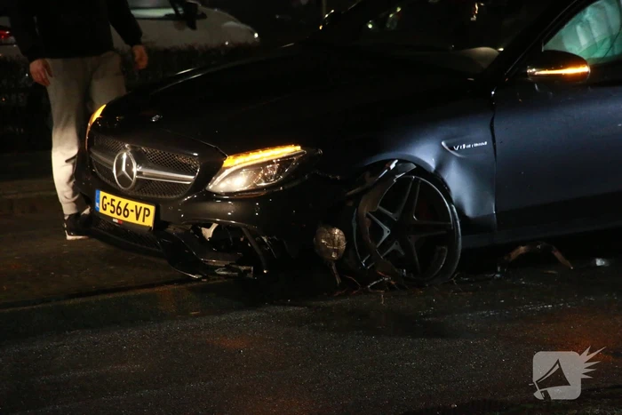 Grote ravage door eenzijdige aanrijding