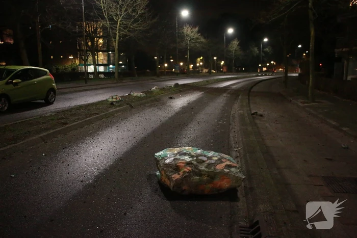 Grote ravage door eenzijdige aanrijding