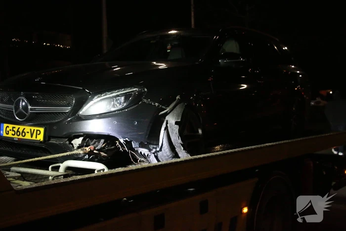 Grote ravage door eenzijdige aanrijding