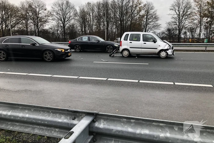 Snelweg dicht na ongeval