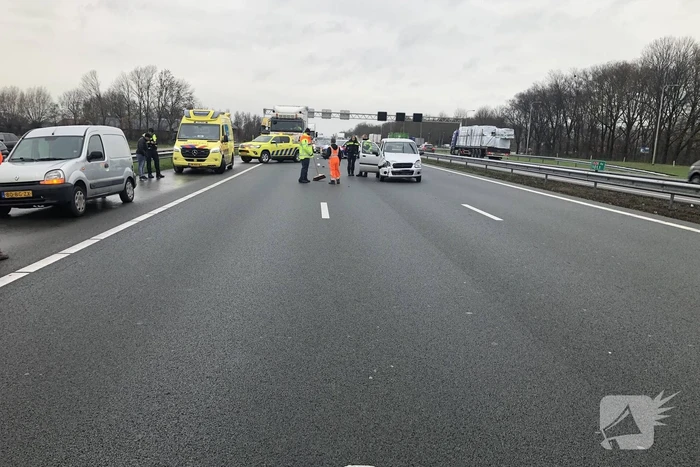 Snelweg dicht na ongeval
