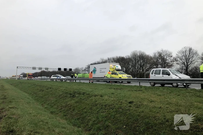 Snelweg dicht na ongeval