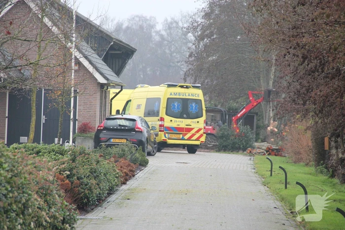 Traumahelikopter landt voor incident