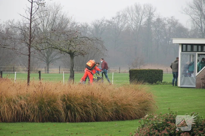 Traumahelikopter landt voor incident