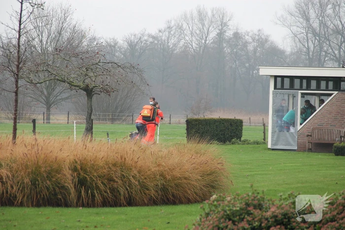 Traumahelikopter landt voor incident