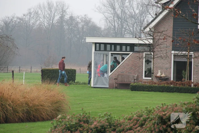 Traumahelikopter landt voor incident