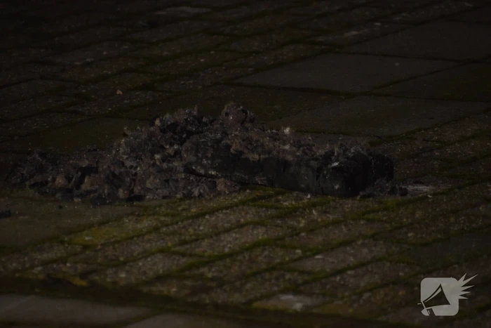 Schoorsteen geveegd na brand