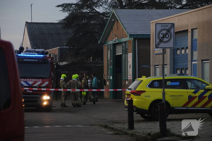 Brand in loods Van Herk Heftruckvorken