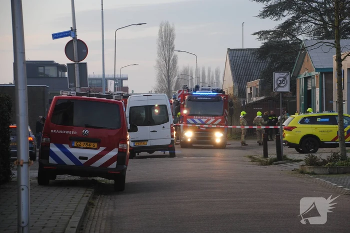 Brand in loods Van Herk Heftruckvorken