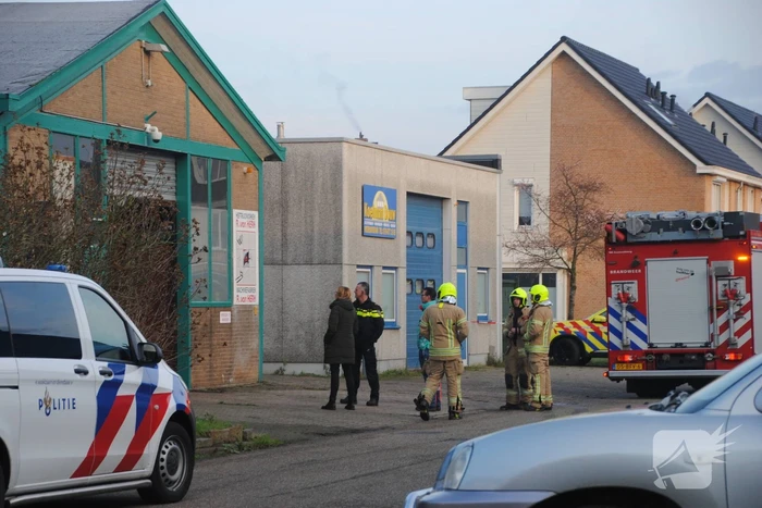 Brand in loods Van Herk Heftruckvorken