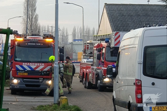 Brand in loods Van Herk Heftruckvorken