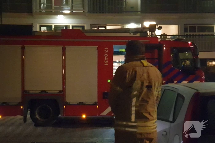 Brand in flat blijkt loos alarm