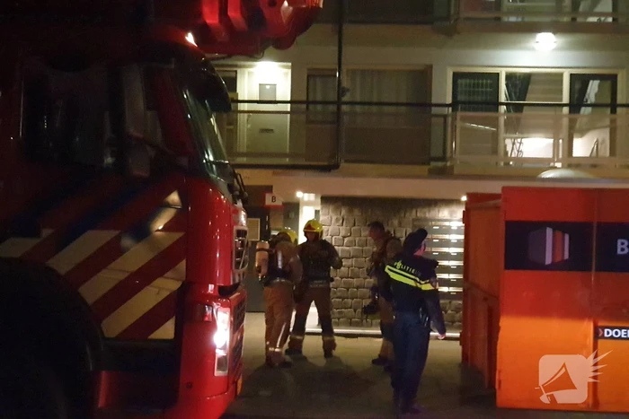 Brand in flat blijkt loos alarm