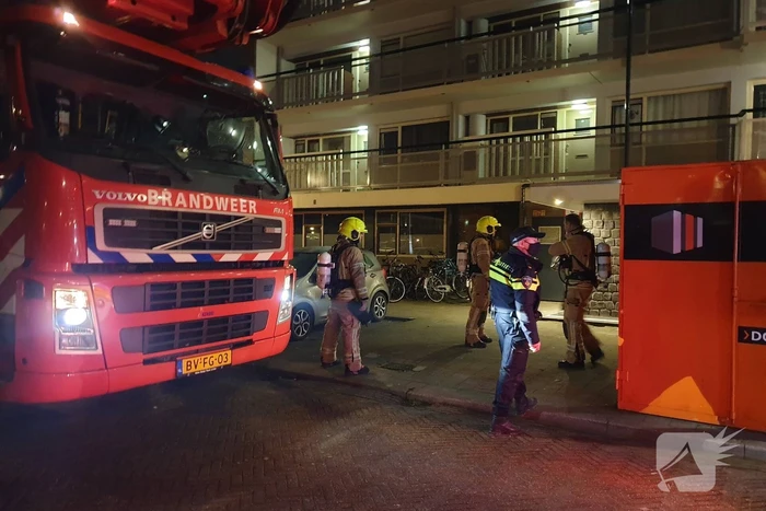 Brand in flat blijkt loos alarm