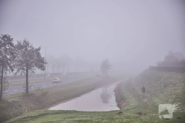 Dichte mistbanken in de Keistad