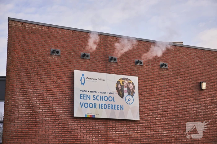 Grootste brandhaard sluit middelbare school Oostwende College