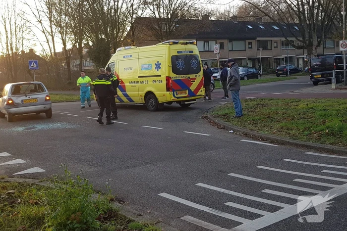 Flinke deuk door ongeval tussen bestelbus en personenauto