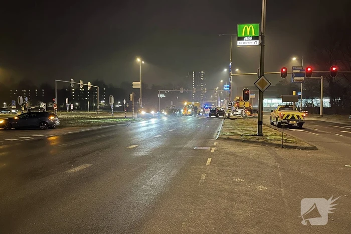 Ravage bij ongeval tussen meerdere voertuigen