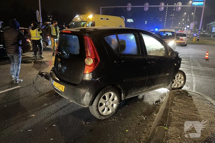 Ravage bij ongeval tussen meerdere voertuigen