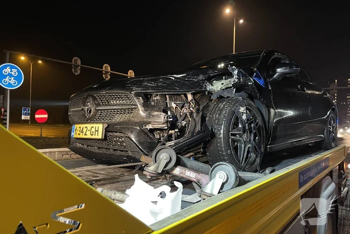 Ravage bij ongeval tussen meerdere voertuigen