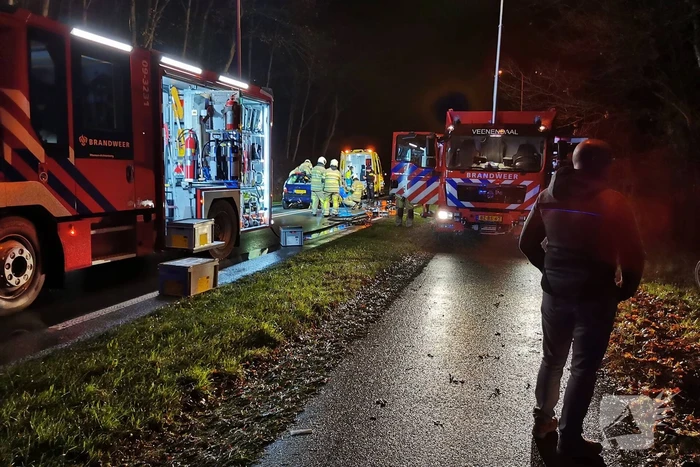 Gewonde bij ernstig ongeval met meerdere voertuigen