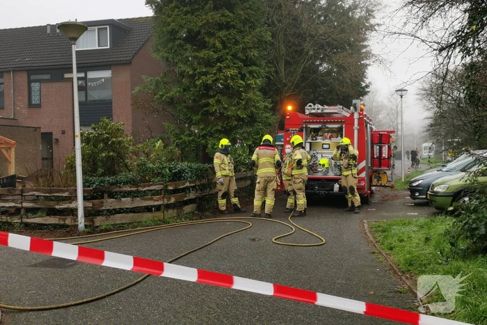 Gasleiding kapot bij werk aan tuin