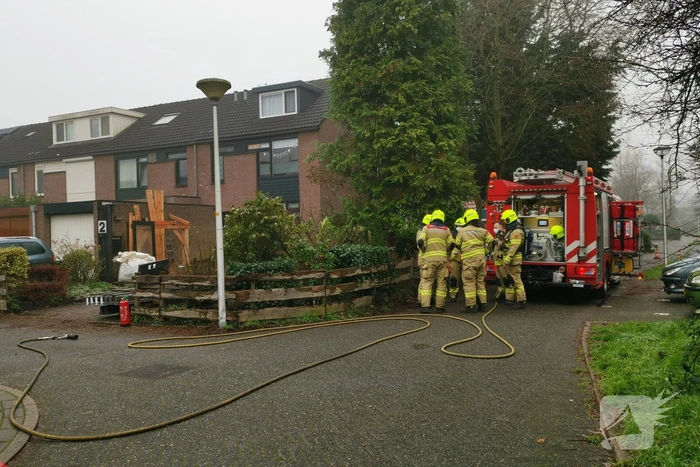 Gasleiding kapot bij werk aan tuin