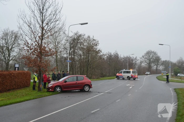 Auto in de kreukels na eenzijdig ongeval