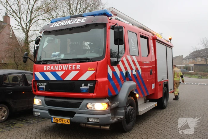 Brand in ondergrondse container geblust