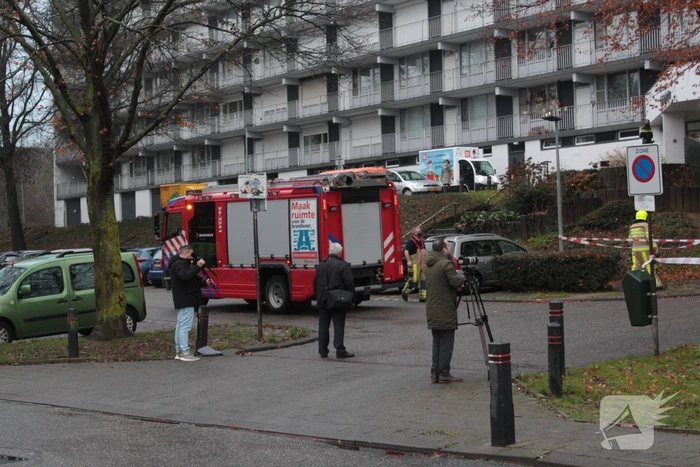 Hulpdiensten massaal ingezet voor flat