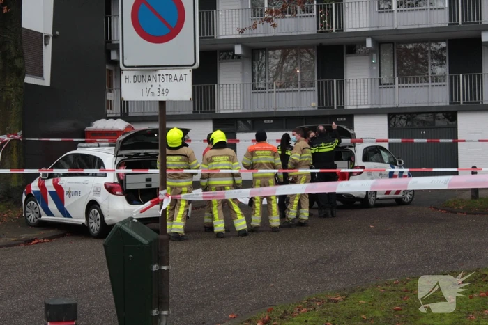 Hulpdiensten massaal ingezet voor flat