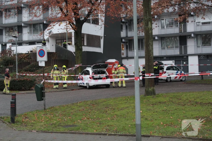 Hulpdiensten massaal ingezet voor flat