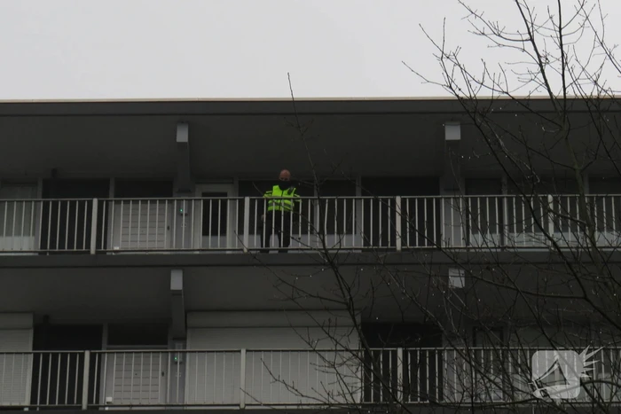 Hulpdiensten massaal ingezet voor flat