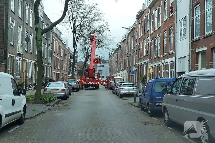 Persoon van dak gehaald