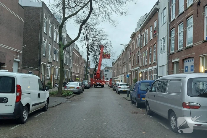 Persoon van dak gehaald
