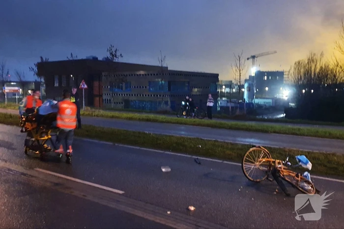 Fietser gewond bij aanrijding met auto