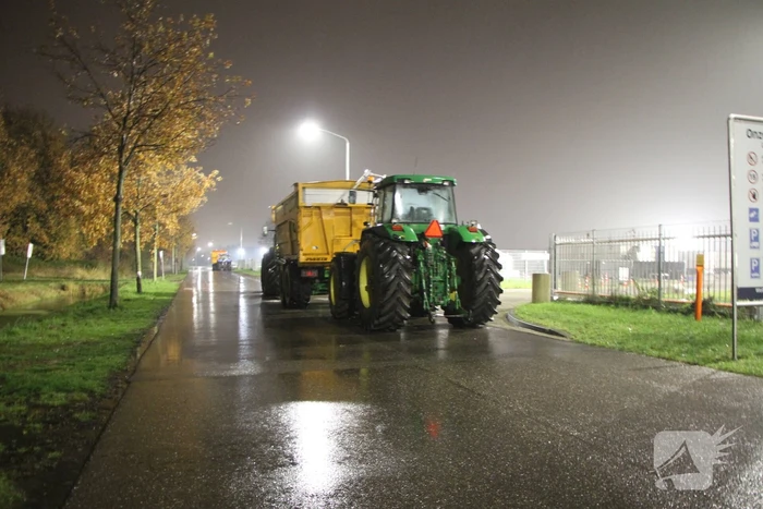 Boerenprotest Lidl Distributiecentrum