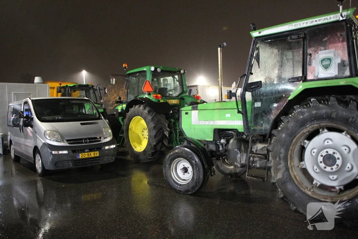 Boerenprotest Lidl Distributiecentrum