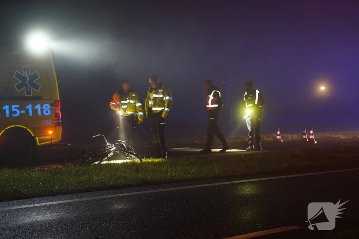 Fietser zwaargewond bij aanrijding met auto