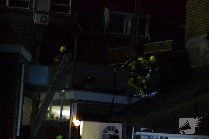 Brand in woning