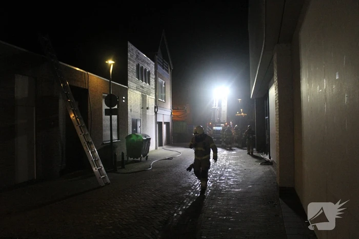 Brand bovenverdieping eetcafe Jansen en Jansen