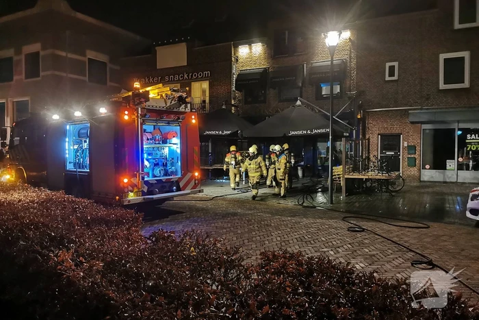 Brand bovenverdieping eetcafe Jansen en Jansen