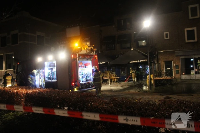 Brand bovenverdieping eetcafe Jansen en Jansen