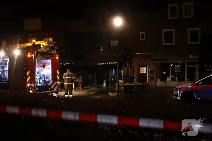 Brand bovenverdieping eetcafe Jansen en Jansen