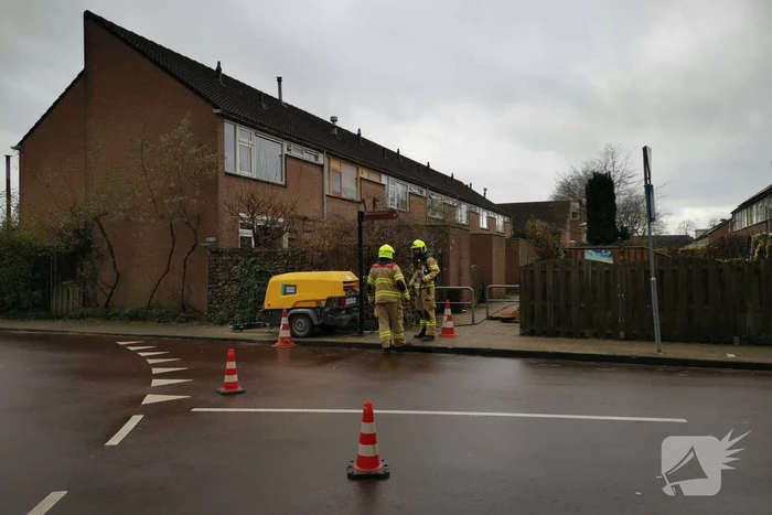 Gasleiding geraakt bij aanleg glasvezelkabel