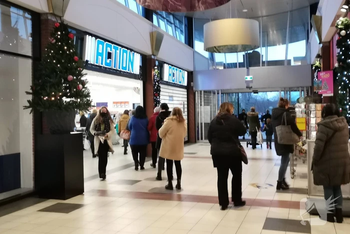 Grote drukte in winkelstraten