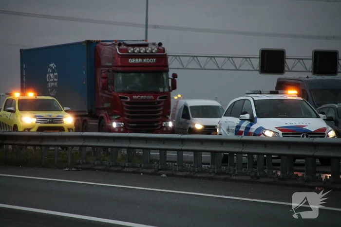 Flinke vertraging door aanrijding op snelweg