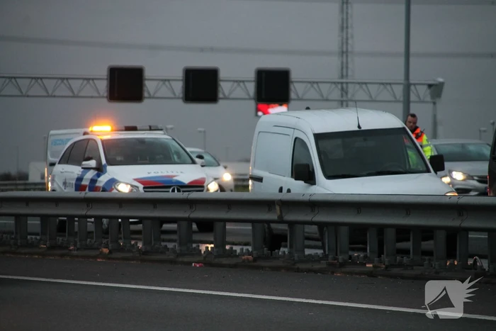 Flinke vertraging door aanrijding op snelweg