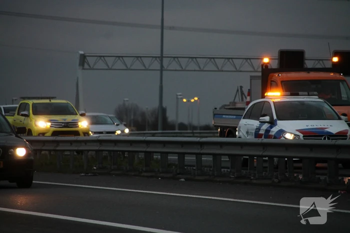 Flinke vertraging door aanrijding op snelweg