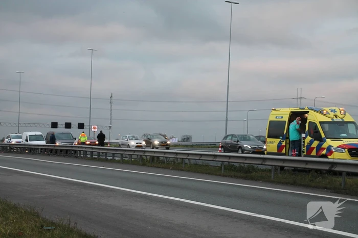 Flinke vertraging door aanrijding op snelweg